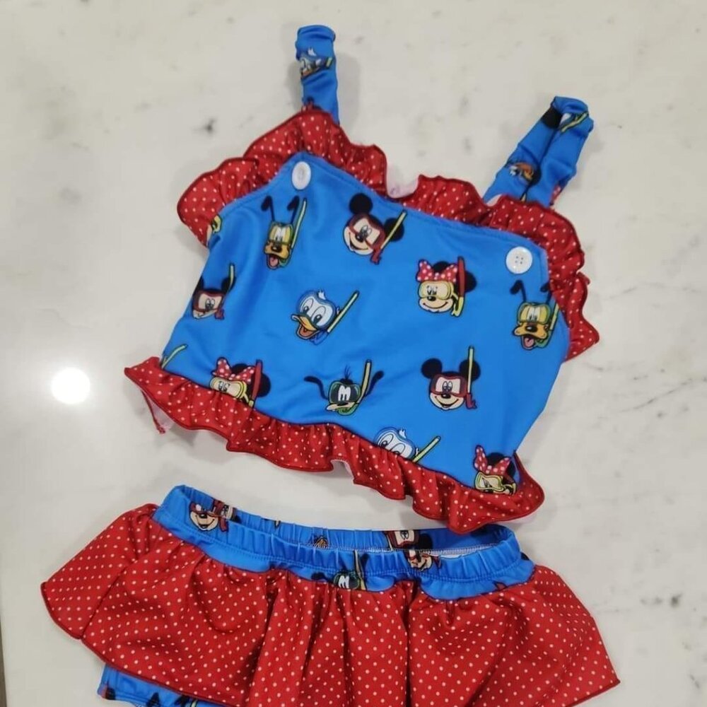 Custom Disney Swimsuit Youth sz 10